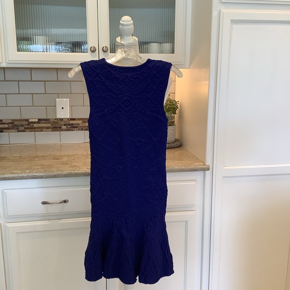 Ronny Kobo Blue Sleeveless Bodycon Knit Dress NWT Size Small - Picture 6 of 7